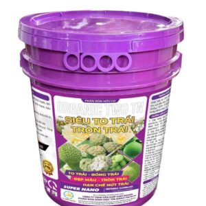 Phân bón hữu cơ Organic Two TN Siêu To Trái Tròn Trái 20 kg