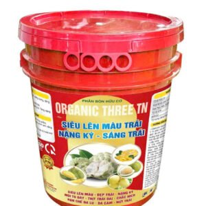 Phân bón hữu cơ Organic Three TN Siêu Lên Màu Trái 20 kg