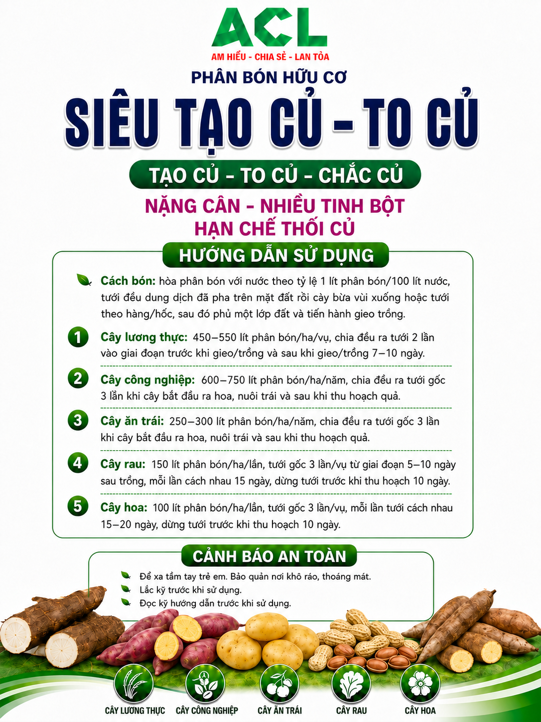 Phân bón hữu cơ Siêu Tạo Củ, To Củ 1 lít - Image 3